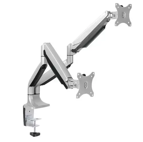 Suport Monitor Birou Logilink BP0043, 13-27inch, max 9 Kg (Argintiu)