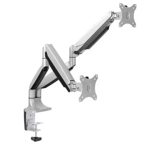 Suport Monitor Birou Logilink BP0043, 13-27inch, max 9 Kg (Argintiu)