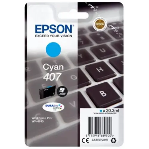 Cartus Cerneala Epson C13T07U240, 1.900 pagini (Cyan)