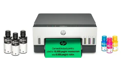 Multifunctional inkjet color HP Smart Tank 670 All-in-One, Wireless, Duplex, A4 (Gri/Alb)