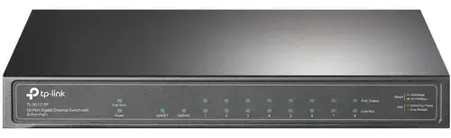 Switch TP-Link TL-SG1210P, 10 Porturi, Gigabit, PoE+