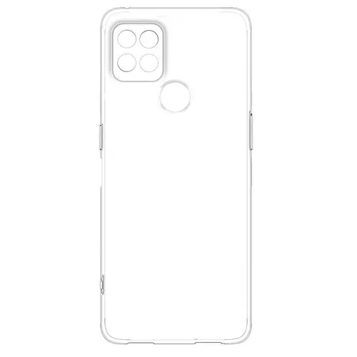 Husa Protectie Spate Silicon Lemontti pentru Oppo A15s (Transparent)