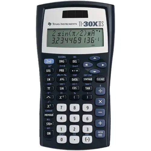 Calculator stiintific Texas Instruments TI-30XS II, afisaj cu 2 linii