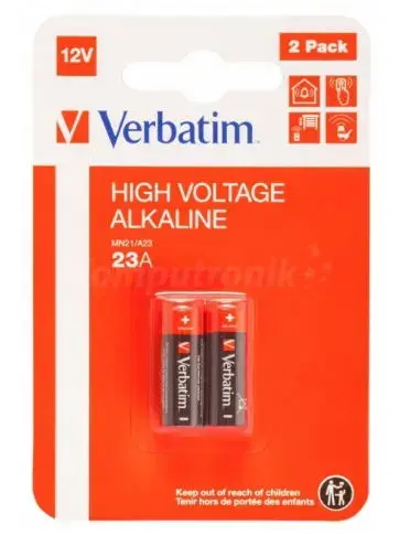 Baterii Alkaline Verbatim 49940, 12V, 23A, 2 buc