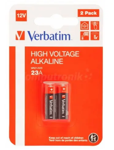 Baterii Alkaline Verbatim 49940, 12V, 23A, 2 buc