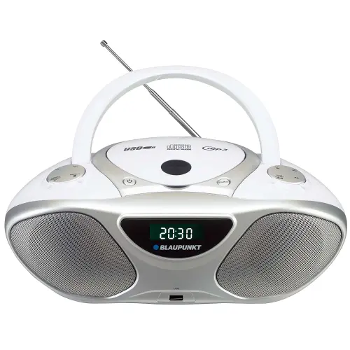 Microsistem Blaupunkt BB14WH, FM, CD, USB, AUX, alb