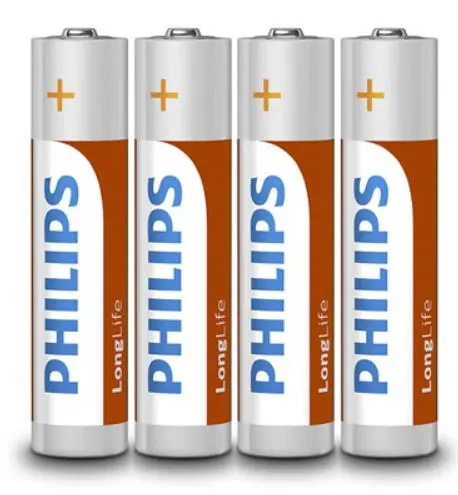 Set 4 Baterii LONGLIFE R3 PHILIPS, AAA
