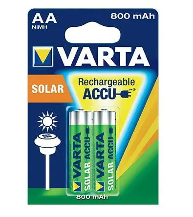 Set 2 Baterii VARTA, AA R6, NIMH, 800mAh, SOLAR