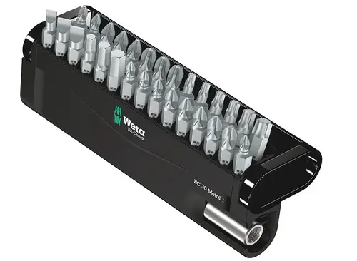 Set biti Wera 0505743400, 30 piese (Negru)
