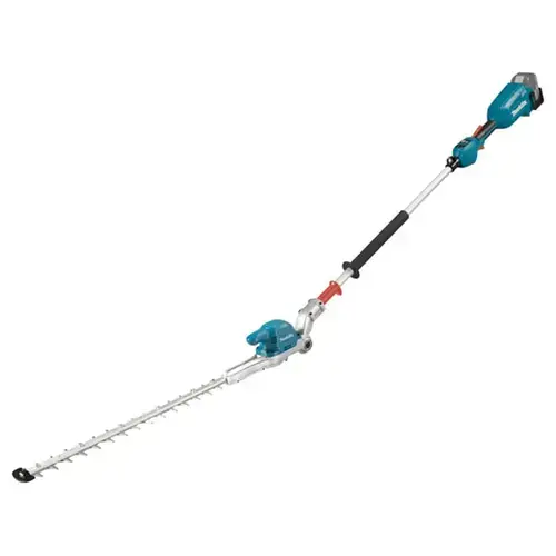 Trimmer/foarfeca de tuns gard viu la inaltime pe acumulator Makita DUN500WZ,18 V,motor fara perii,lungime lama 50 cm,diametru maxim taiere 23.5 mm,3 trepte de viteza,lama pliabila si reglabila in 6 pozitii,fara incarcator si acumulator in setul de livrar