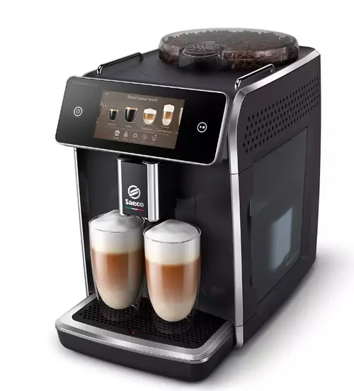 Espressor automat Saeco SM6680/00, 1500 W, 15 Bar, 1.8 L, 300 g (Negru/Argintiu)