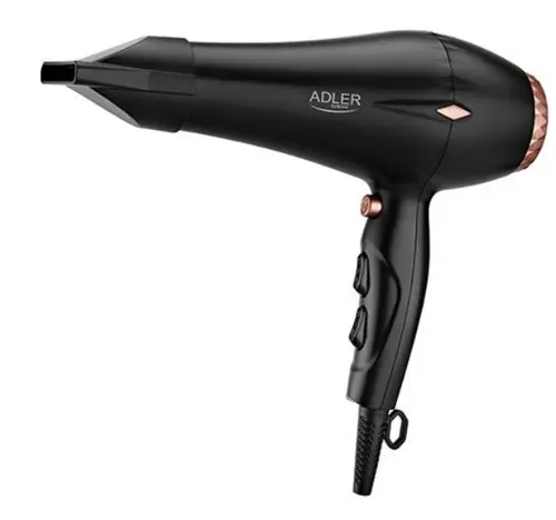 Uscator de par ADLER AD2244, Difuzor, Putere 2000 W (Negru)
