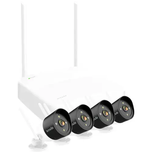 Kit  NVR si 4 camere de securitate video HD wireless K4W-3TC, 3MP, Full HD, VGA, HDMI, USB 2.0, Retea, IP66