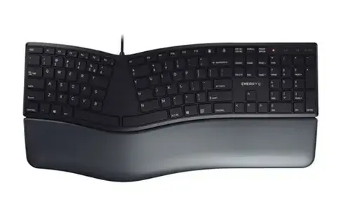 Tastatura Cherry KC 4500 ERGO, USB, Layout US (Negru)