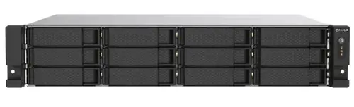 NAS QNAP TS-1273AU-RP-8G, 12 Bay-uri, Procesor AMD Ryzen™ Embedded V1500B quad-core 2.2 GHz, 8 GB DDR4