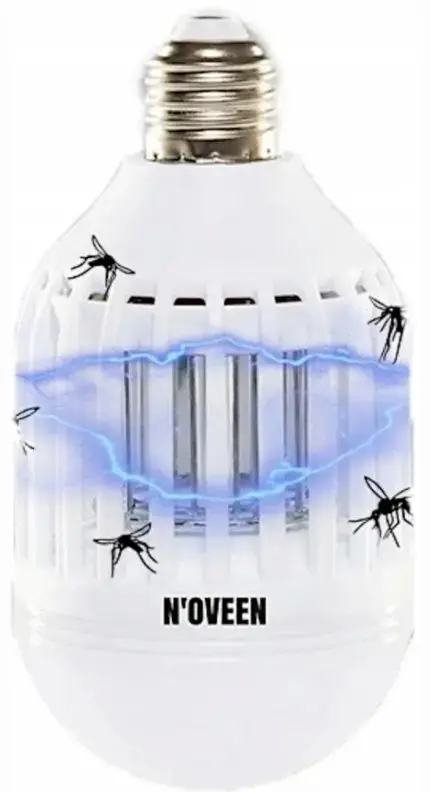 Bec LED anti-insecte Noveen IKN804 LED, Lampa UV, 8 W, 800 V (Alb)