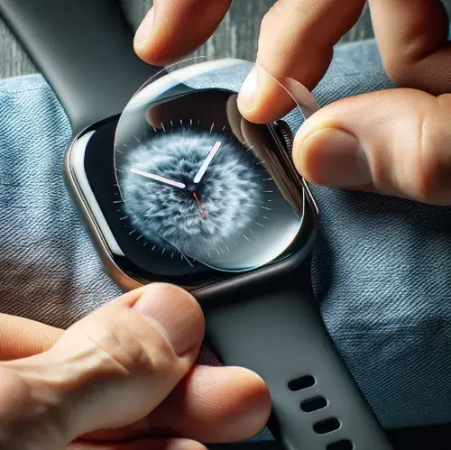 Serviciu montaj folie silicon smartwatch