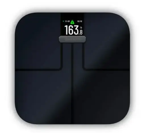 Cantar inteligent Garmin Index S2, Wi-Fi, 180 kg (Negru)