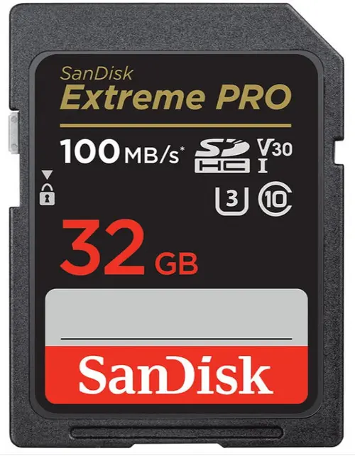 Card de memorie SanDisk Extreme Pro SDHC, 32GB, UHS-I U3, Clasa 10, V30