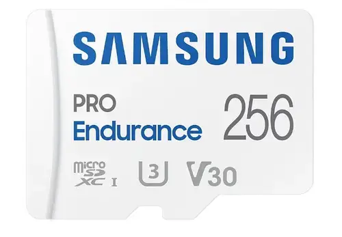 Card de memorie Samsung Pro Endurance MicroSDXC MB-MJ256KA/EU, 256GB, UHS-I U3, V30, Clasa 10 + Adaptor SD