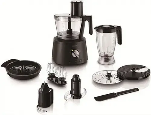 Robot de bucatarie Philips HR7776/90, 1300W, 2.4L bol(Negru)