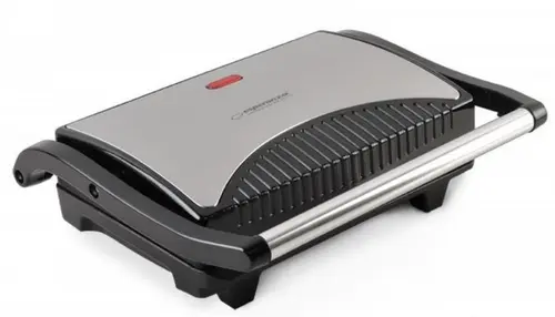 Gratar electric Esperanza EKG006 TALEGGIO, 750W (Negru-Argintiu)