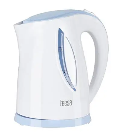 Fierbator de apa TEESA TSA1010, 2200W, 1.7l (Alb-Albastru)