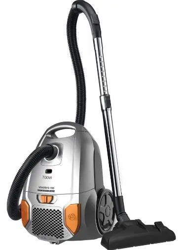Aspirator cu sac Heinner HVC-MGRY1400-V2, 3 L, 700W (Argintiu)