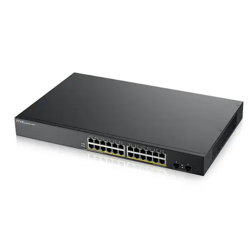 Switch ZYXEL GS190024HPV, 24 Porturi, 10/100/1000 Mbps