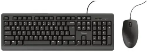 Kit Tastatura si Mouse Trust Primo, USB (Negru)