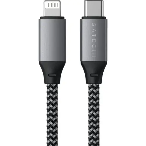 Cablu de încărcare Satechi USB-C / Lightning, 25cm, MFI