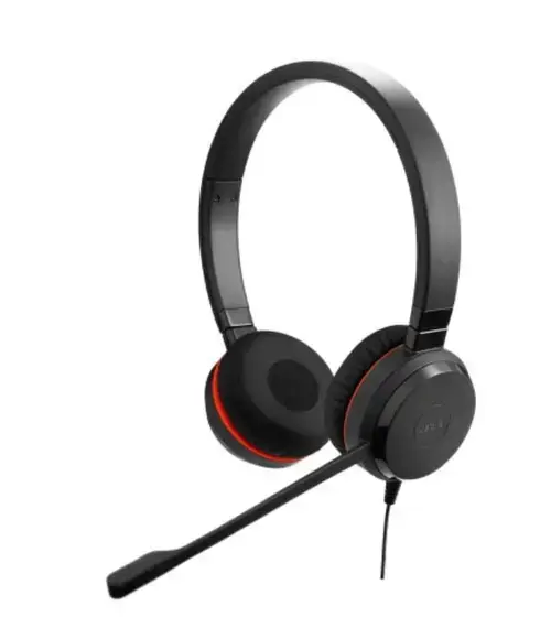 Casca stereo cu microfon Jabra Evolve 30 II Jack stereo (Negru)