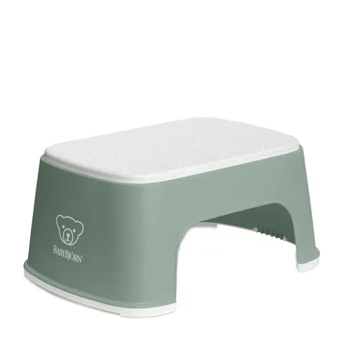 Treapta inaltator pentru baie, BabyBjorn, Alb/Verde