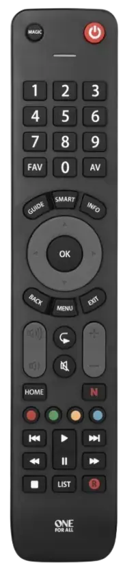 Telecomanda universala One for all Evolve TV, IR Wireless (Negru)