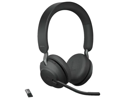 Casti cu microfon Jabra Evolve2 65 UC Stereo, Bluetooth, USB (Negru)