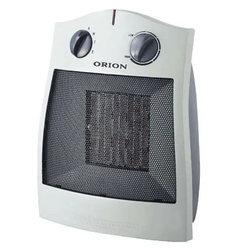 Aeroterma ceramica Orion OCH-401, 1500 W, Termostat ajustabil, Protectie supra-incalzire (Alb/Negru)