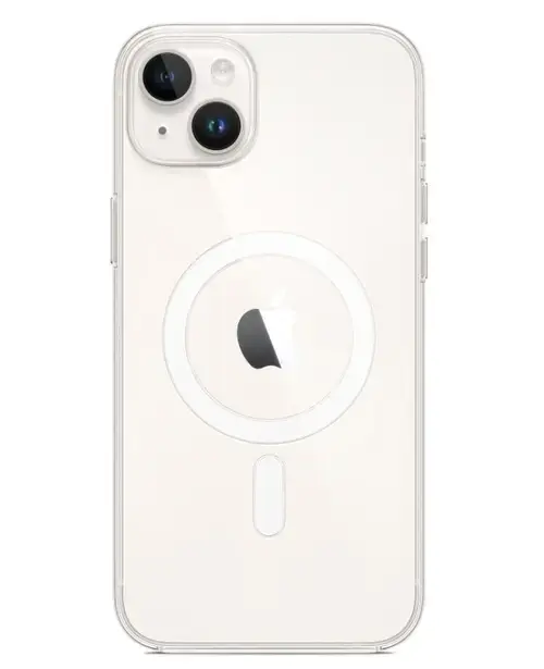 Protectie Spate Apple mpu43zm/a pentru Apple iPhone 14 Plus, Magsafe (Transparent)