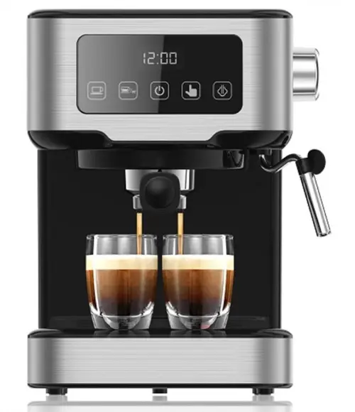 Espressor Studio Casa One Touch, 1100 W, 1.5 L, 15 Bari (Negru/Argintiu)