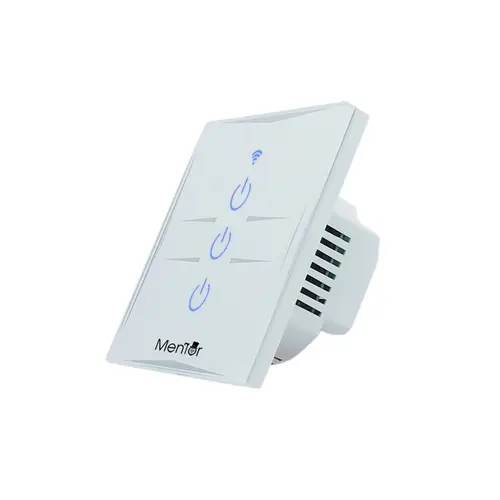 Intrerupator Smart triplu Mentor ES028 WiFi 10A 1800W, cu touch