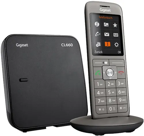 Telefon fara fir DECT Gigaset CL660, Hands-Free, baby monitor (Negru)