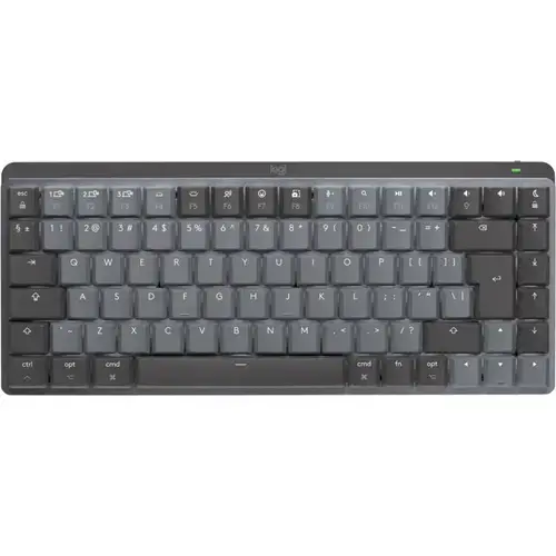 Tastatura Wireless Logitech MX Mechanical Mini for Mac, Bluetooth Illuminated Performance, US INT (Negru)