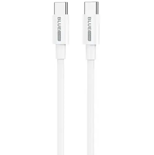 Cablu de date BLUE Power BBX44, USB Type-C - USB Type-C, 1m, 5 A (Alb)