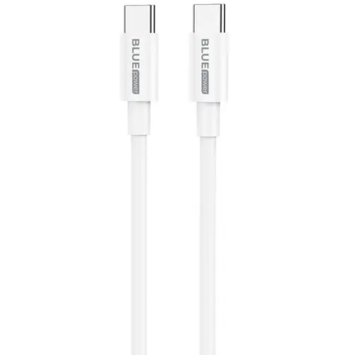 Cablu de date BLUE Power BBX44, USB Type-C - USB Type-C, 1m, 5 A (Alb)