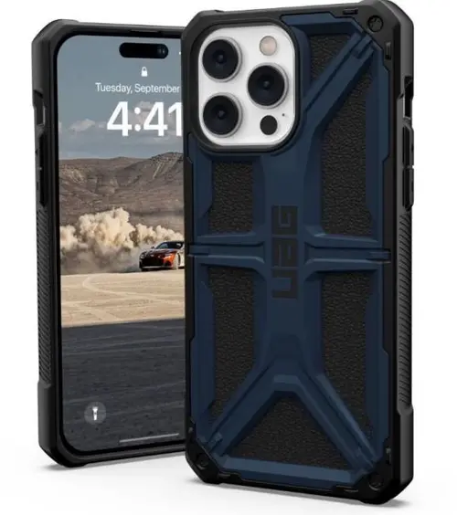 Protectie spate UAG Monarch Mallard pentru Apple iPhone 14 Pro Max, Magsafe (Negru)