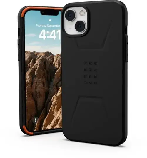 Protectie spate UAG Civilian Magsafe pentru Apple iPhone 14 Plus (Negru)