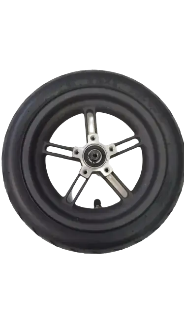Roata si anvelopa cauciuc 8inch pentru trotineta electrica Xiaomi Mijia M365 (Negru)