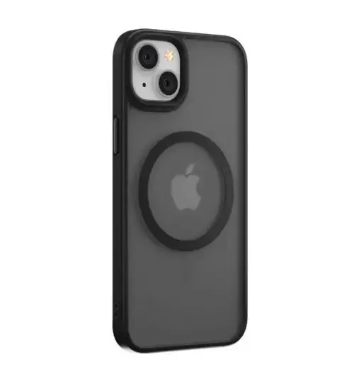 Protectie spate Devia Glimmer Series pentru Apple iPhone 14 Plus (Negru)