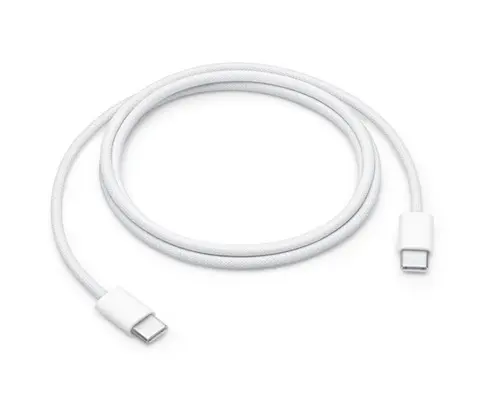 Cablu de date Apple MQKJ3ZM/A, USB Type-C, 60 W, 1m (Alb)