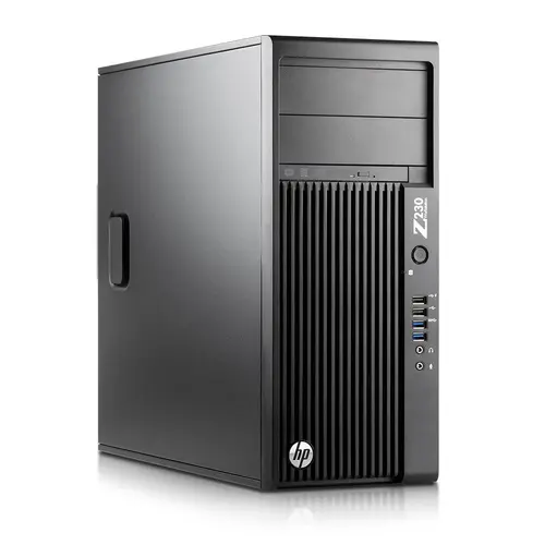 Calculator Sistem PC Refurbished HP Z230 Tower, CPU Intel Dual Core i3-4160 3.60GHz, 8GB DDR3 ECC, 240GB SDD, Intel Integrated HD Graphics 4400, DVD-RW