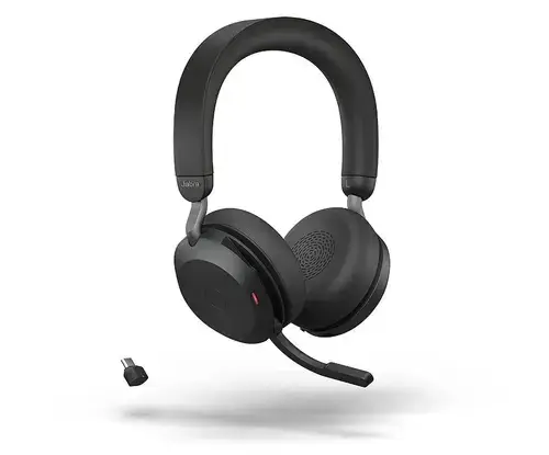 Casti cu Microfon Jabra Evolve2 75 UC Stereo, USB Type-C, Bluetooth (Negru)